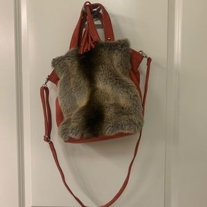 Miss Albright suede handbag Anthropologie